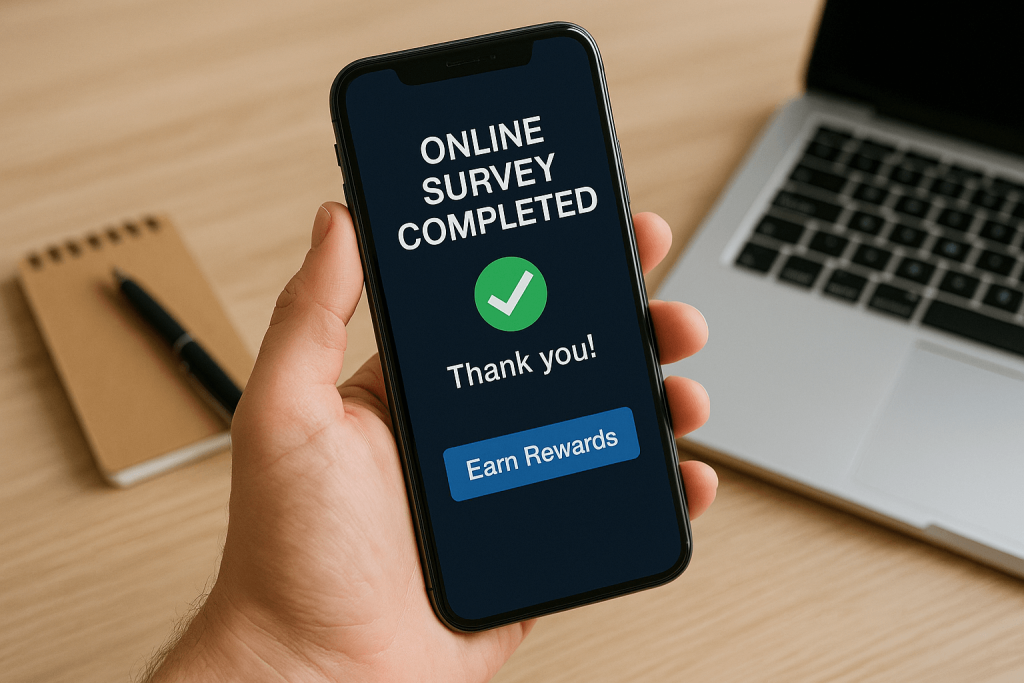 Encuesta online completada en un teléfono inteligente desde Venezuela